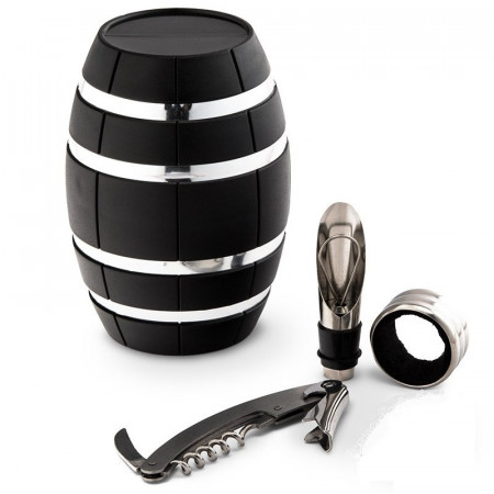 Set accesorii pentru servire vin - Butoias de vin