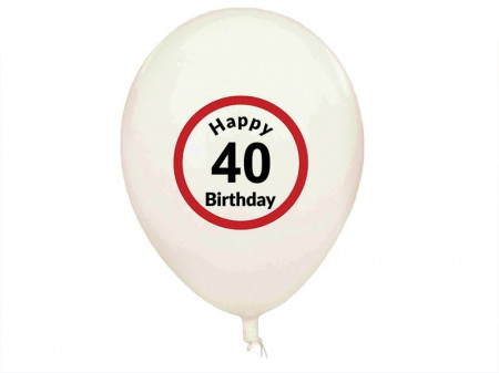 Set de 5 baloane ''Aniversare" 18-20-30-40-50-60 ani