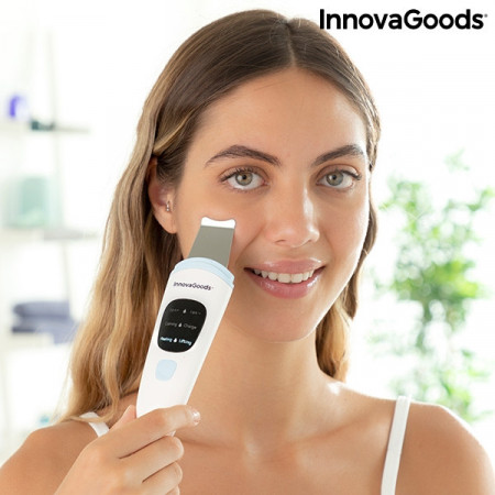 Aparat 5-in-1 de Curatare Faciala cu Ultrasunete si Ionic Feanser, peeling, curatare profunda, absorbtie, hidratare si lifting, ecran LCD