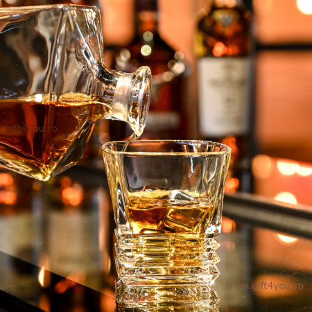 Cristal Bohemia - 6 pahare de whisky Legend