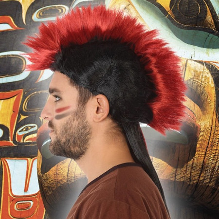 Peruca creasta Punk-Rock