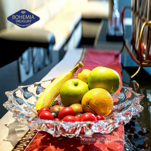 Cristal Bohemia - Platou intins Zefir