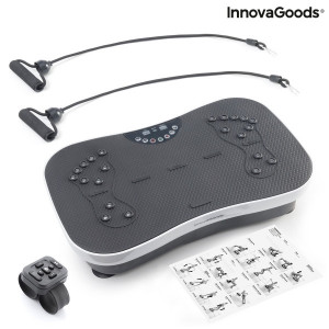Platforma vibranta pentru antrenament Fitness cu accesorii si ghid de exercitii VYBEFORM InnovaGoods
