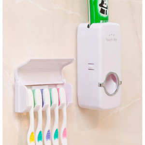Suport pentru periute de dinti si dispenser pentru pasta