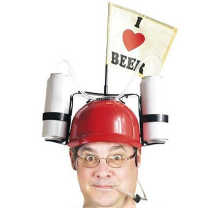 Casca cu paie ''I love beer''