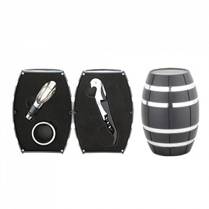 Set accesorii pentru servire vin - Butoias de vin