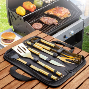 Trusa de lux cu instrumente pentru gratar BBQase InnovaGoods (6 Piese)