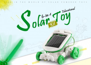 Kit Solar Robot 6 in 1 echipat cu Baterie Solara si Motor