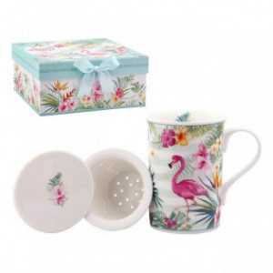 Cana de ceai Pink Flamingo