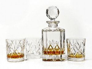 Cristal Bohemia - 6 pahare de whisky Destiny