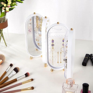 Cutie de bijuterii pliabila MyBeautyPanel alb