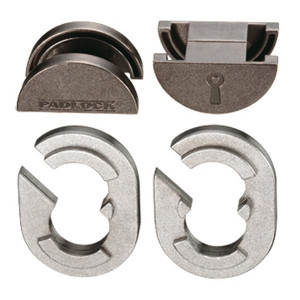 Hanayama Huzzle - Cast Padlock - Puzzle 3D Lacatelul incifrat