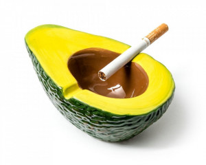 Scrumiera avocado
