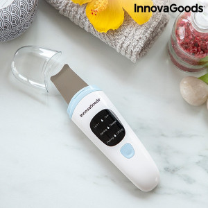 Aparat 5-in-1 de Curatare Faciala cu Ultrasunete si Ionic Feanser, peeling, curatare profunda, absorbtie, hidratare si lifting, ecran LCD