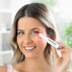 Aparat de intinerire faciala - masaj antiage pentru ochi cu fototerapie, termoterapie si vibratii