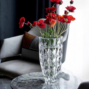 Cadou De Lux Cristal Bohemia - Set Vaza si platou colectia Brilliant Lux