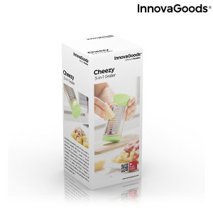 Razuitoare branza cu recipient de depozitare si capac dozator 3 în 1 Cheezy