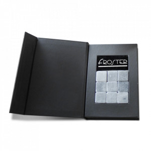 Set de cuburi din granit pentru racire bauturi