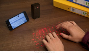 Tastatura virtuala laser cu Power Bank
