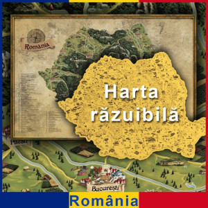 Harta razuibila a Romaniei DeLuxe XL