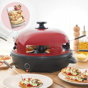 Cuptor Mini Pizza cu carte de retete Pizzini Forno, 5 Spatule