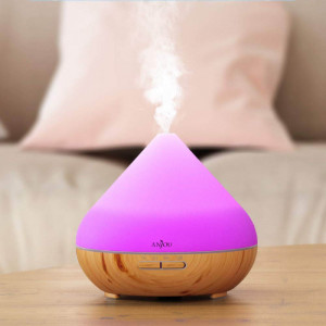 Difuzor aroma ultrasonic LED Wood Mood 300 ml