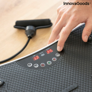 Platforma vibranta pentru antrenament Fitness cu accesorii si ghid de exercitii VYBEFORM InnovaGoods