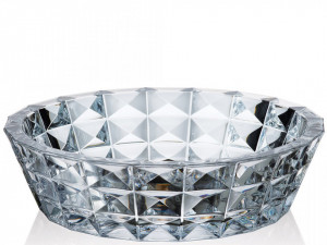 Cadou De Lux Cristal Bohemia - Set Vaza si platou colectia Brilliant Lux