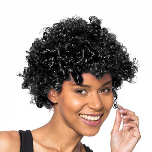 Peruca afro Black