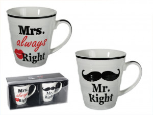 Set cani Mr Right & Mrs Always Right