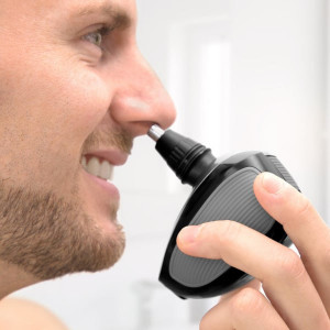 Aparat de ras electric reincarcabil cu 5 functii: barbierit, profilator perciuni, tuns barba, trimmer, curatare faciala