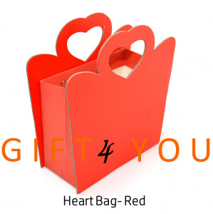 Cutie cadou Heart Bag - Red
