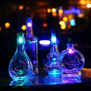 Ornament dop cu Led pentru sticle reincarcabil