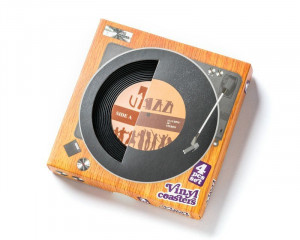 Set de suporturi pentru pahare discuri de vinil