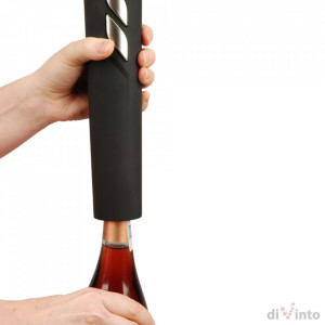 Setul iubitorului de vin - in carcasa Elegance - tirbuson electric, palnie cu aerator de vin, dop de vid