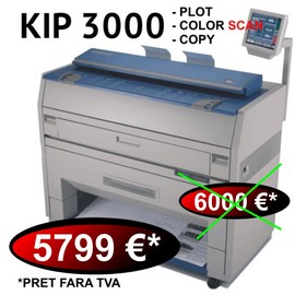 Kip 3000 - Plotter / Copiator / Scanner A0 Laser