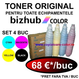 SET TONER ORIGINAL REFILL, C+M+Y+K