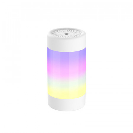 Difuzor de ulei esential, aromaterapie, purificator de aer, rezervor 300ML, cu iluminat, Alb, cod:PM302