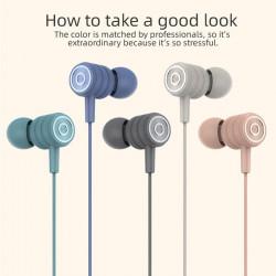 Casti Audio Y-01 IN-EAR, mufa Jack 3.5mm, sunet stereo, microfon
