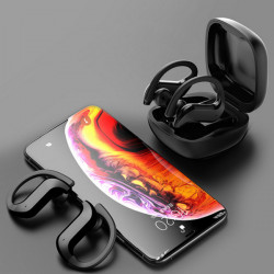 Casti fara fir cu microfon, stereo, earbuds, earhook, waterproof, VG-T09