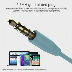 Casti Audio Y-01 IN-EAR, mufa Jack 3.5mm, sunet stereo, microfon