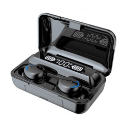 Casti fara fir, in-ear, stereo, Bluetooth 5.0, negru, TWS-12