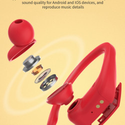 GJBY headphones - BLUETOOTH TWS-08 Beige