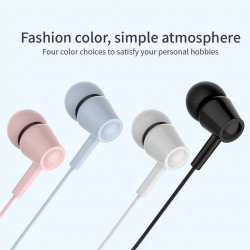 Casti In-EAR Stereo cu Jack 3.5mm si Microfon, Negru, PM-0050-V1