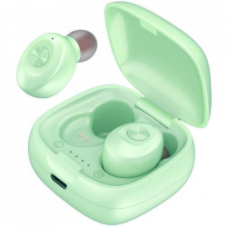 Casti audio wireless cu bluetooth, XG12 TWS 5.0, Verde