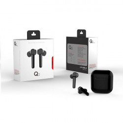 Casti fara fir, in-ear, stereo, Bluetooth 5.0, negru, TWS-5