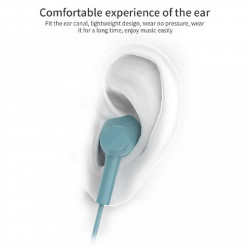 Casti In-EAR Stereo cu Jack 3.5mm si Microfon, Alb, PM-0053