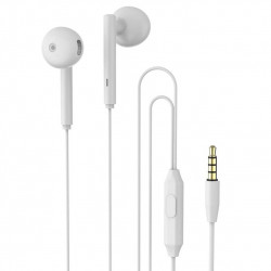 Casti In-EAR Stereo cu Jack 3.5mm si Microfon, Alb, PM-0054