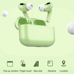 Casti fara fir, in-ear, stereo, Bluetooth 5.0, verde, TWS-I20-verde