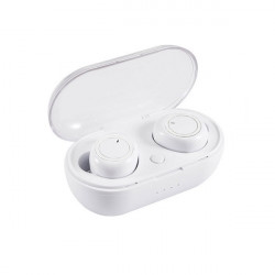 Casti fara fir, in-ear, stereo, Bluetooth 5.0, alb, TWS-C12-alb
